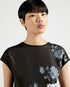 LUWEII-Tops-Clove Woven Front Tee Shirt- Ted Baker Romania